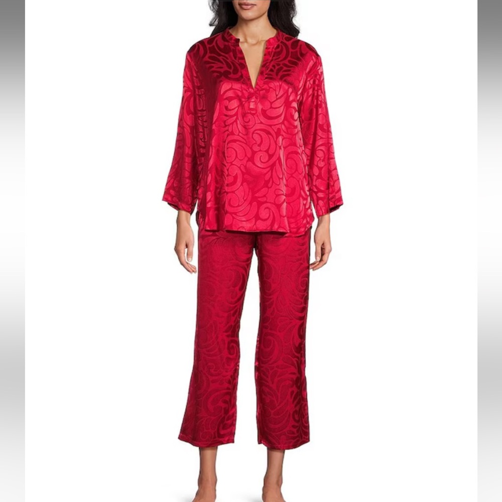 🌺NATORI🌺MANDARIN COLLAR PAJAMA SET